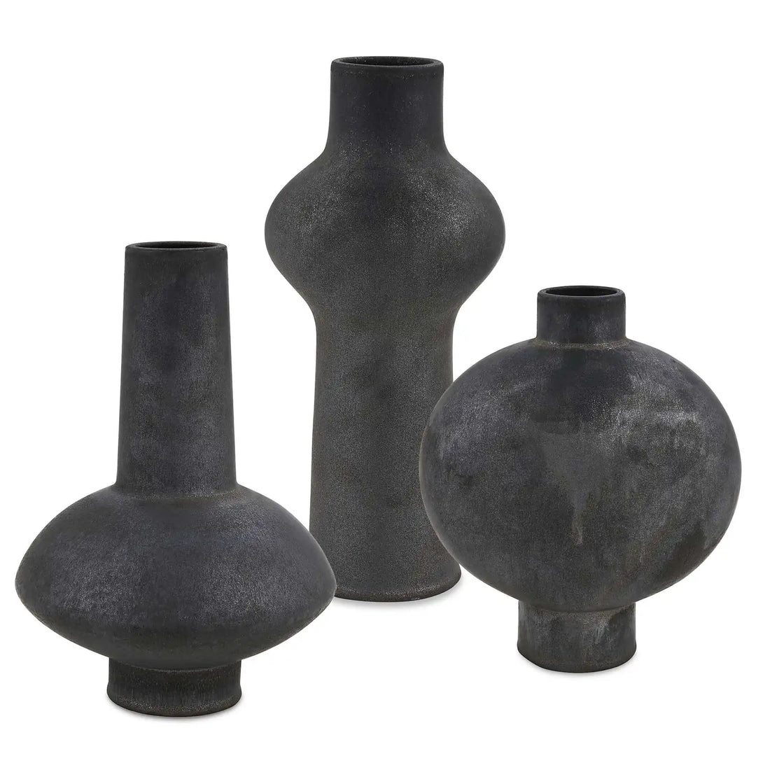 UTTERMOST Bloom Indoor-Outdoor Vases Set Of 3 - Decorative Accents