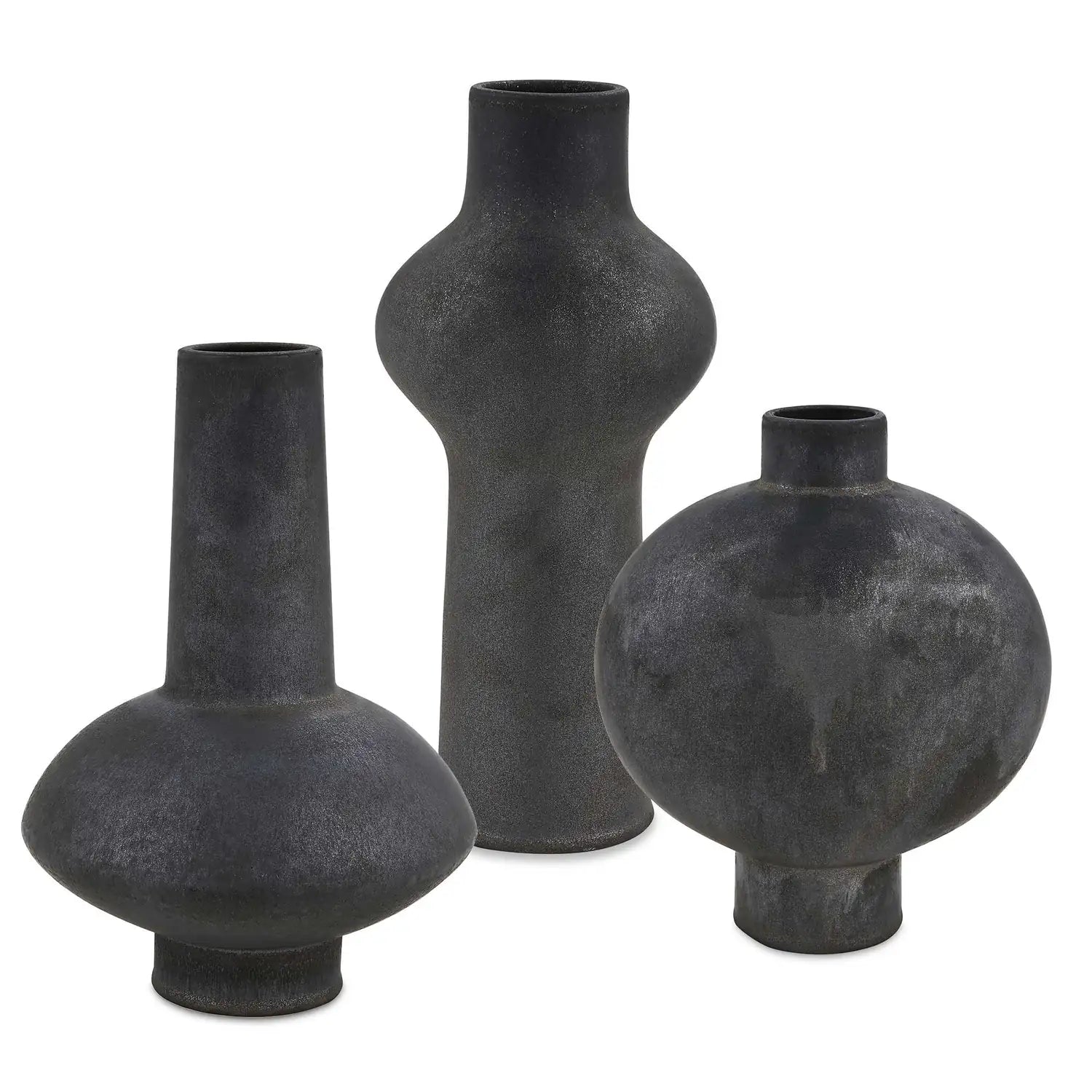 UTTERMOST Bloom Indoor-Outdoor Vases Set Of 3 - Decorative Accents