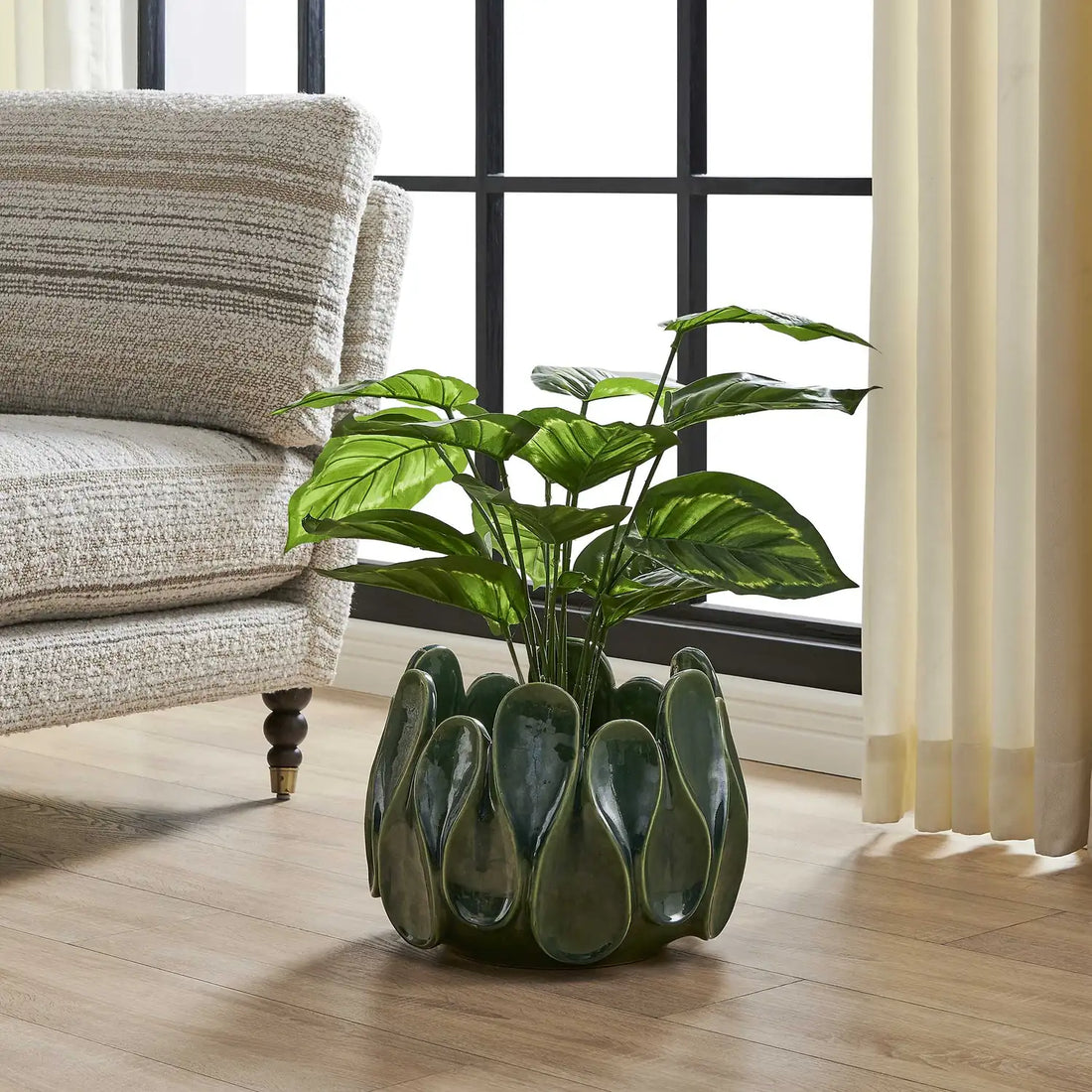 UTTERMOST Petal Pinch Indoor-Outdoor Bowl - Decorative Accents