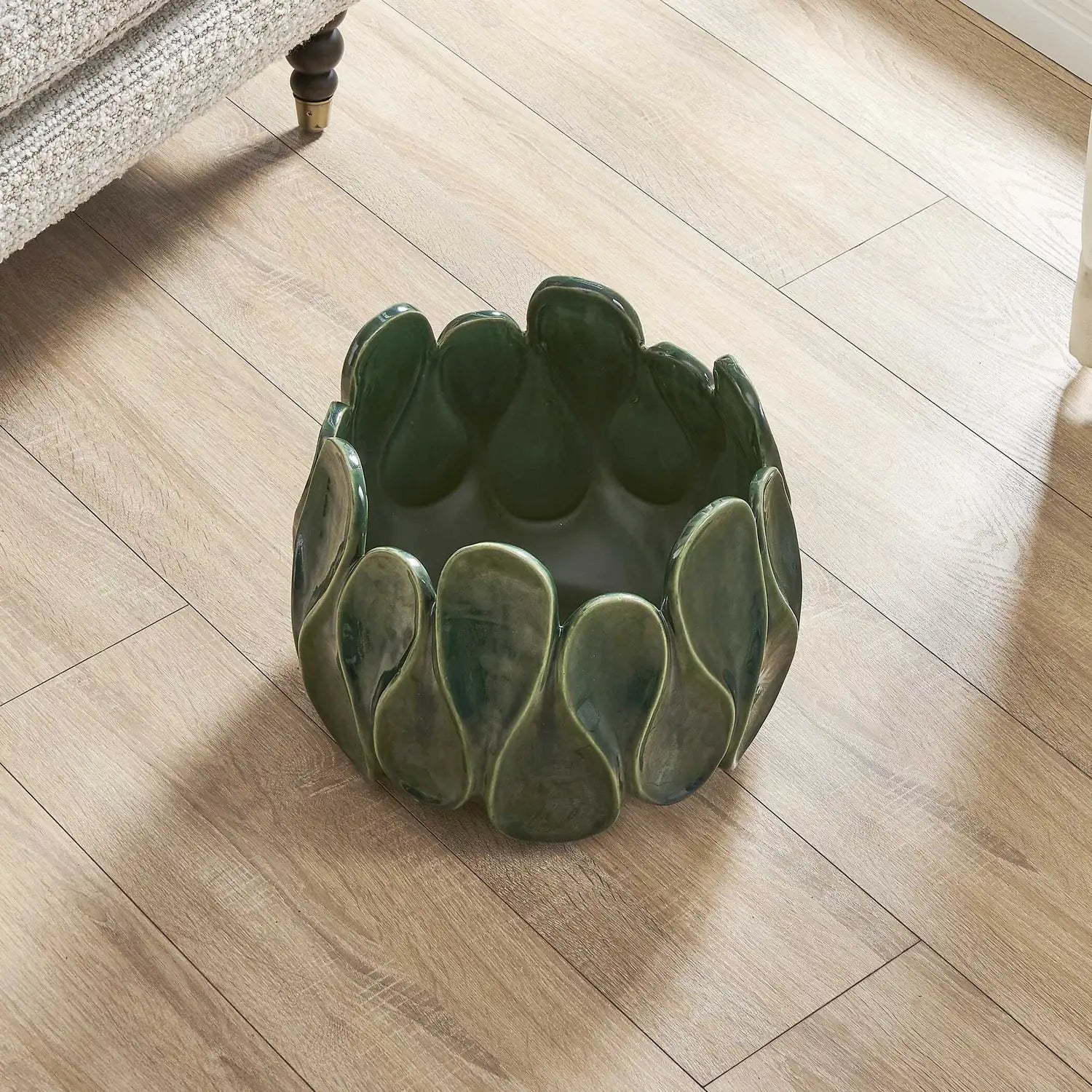 UTTERMOST PETAL PINCH INDOOR-OUTDOOR BOWL - Decorative Accents