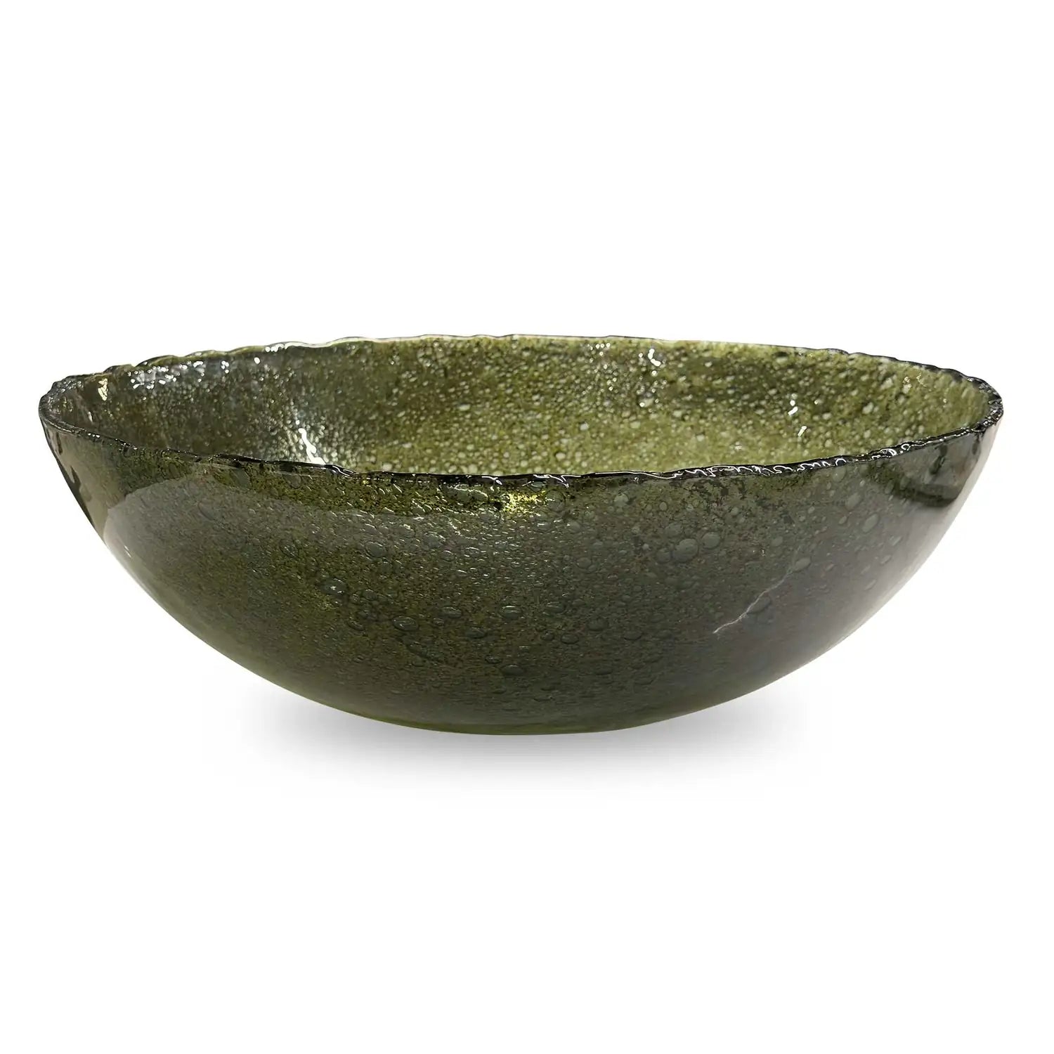 UTTERMOST VERIDIAN SHIMMER EARTHY BOWL - Decorative Accents