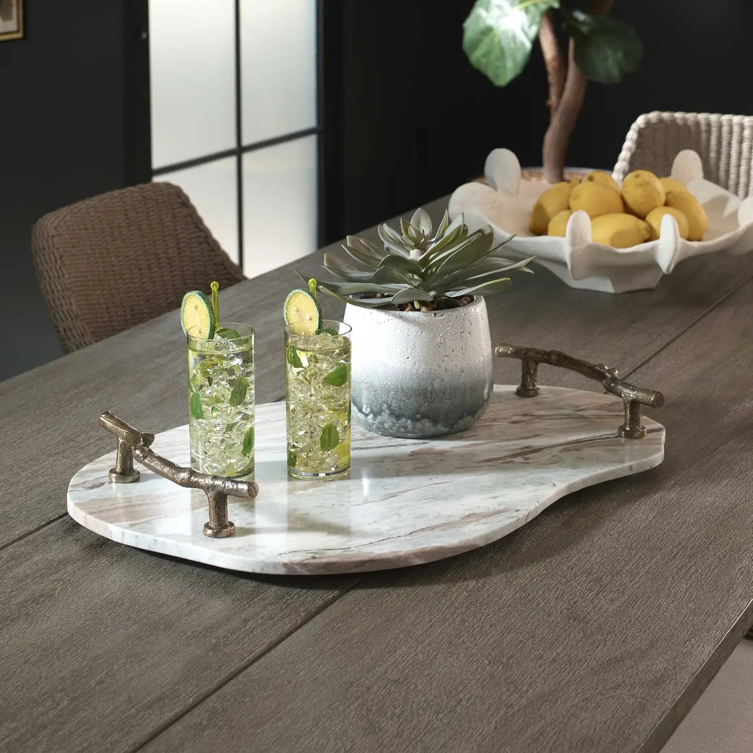 UTTERMOST And Twig Indoor-Outdoor Tray - Decorative Accents