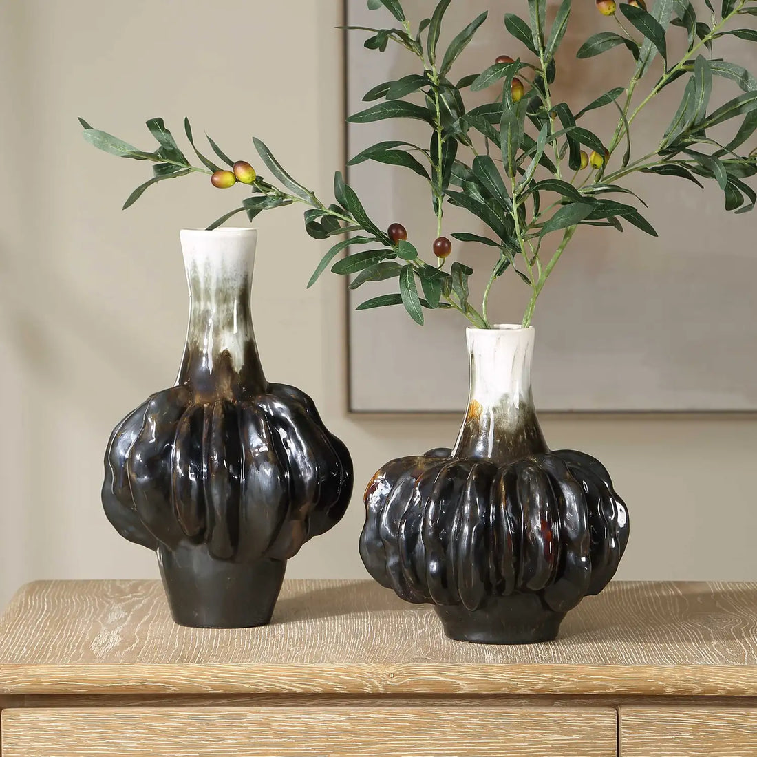 UTTERMOST UMBRIAN & GOURD VASES - Decorative Accents