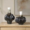 UTTERMOST Umbrian & Gourd Vases Set Of 2 - Decorative Accents