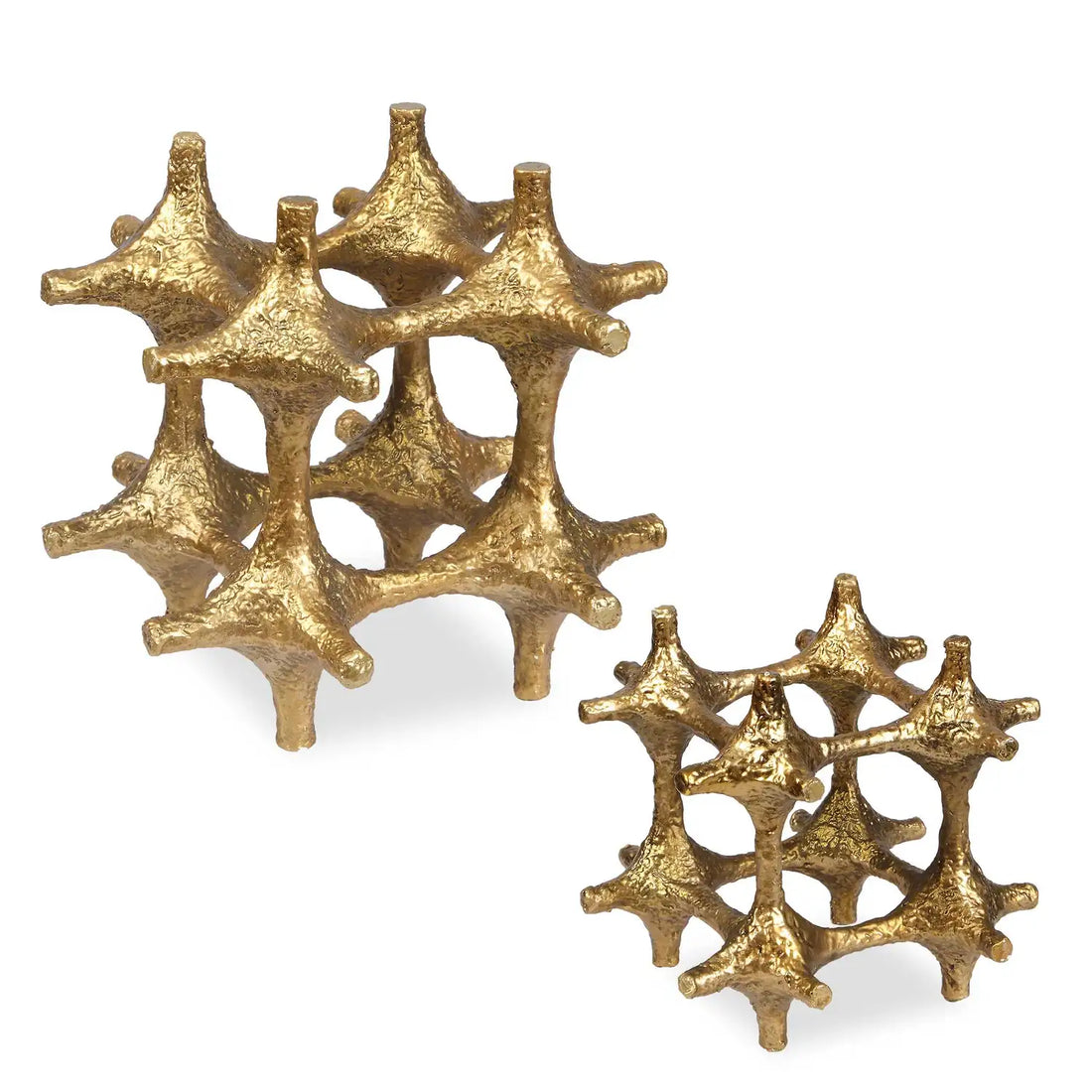 UTTERMOST GILDED CONNECTION MODERN SCULPTURES - Decorative Accents