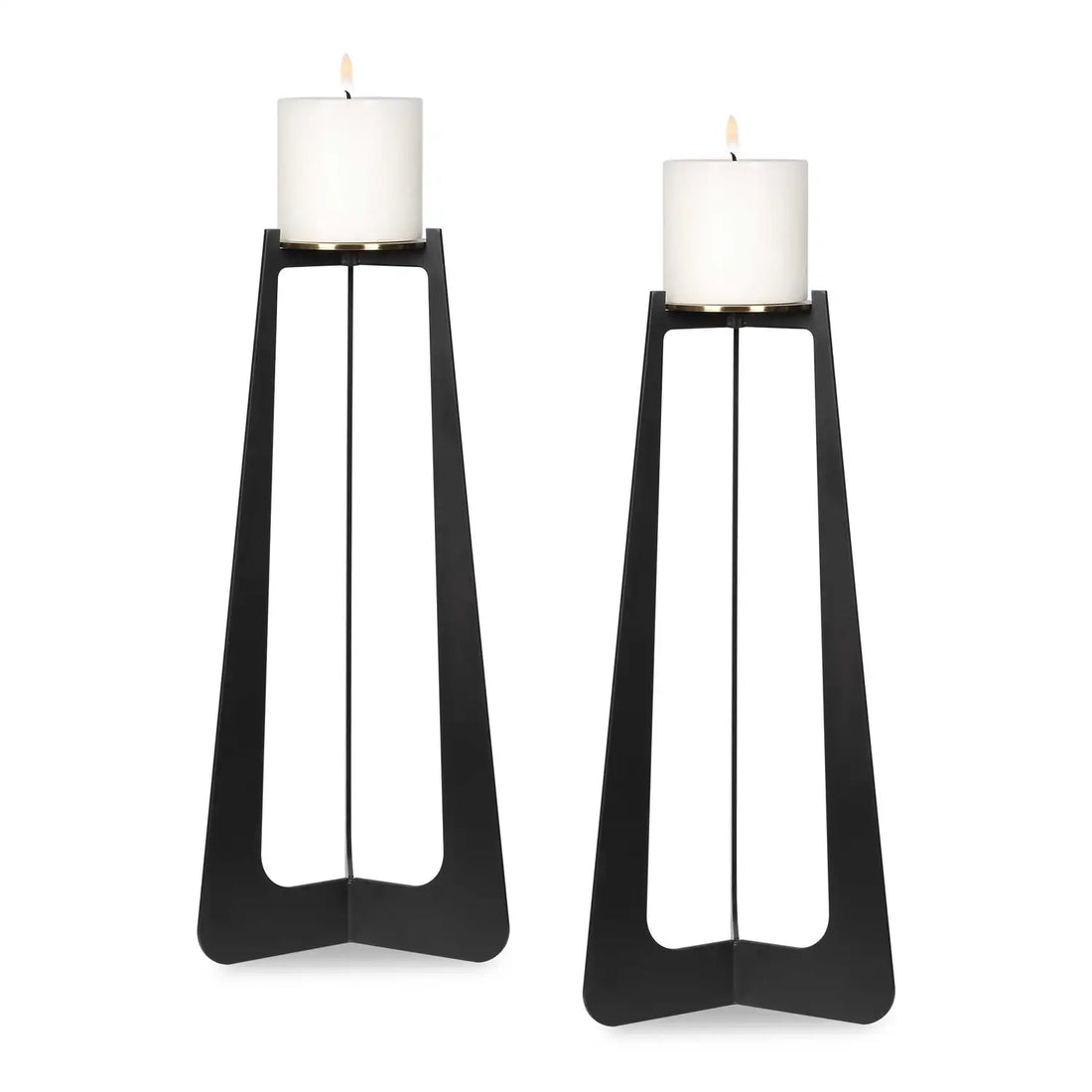 UTTERMOST Columnar Candleholders Set Of 2 - Decorative Accents