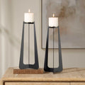 UTTERMOST Columnar Candleholders Set Of 2 - Decorative Accents