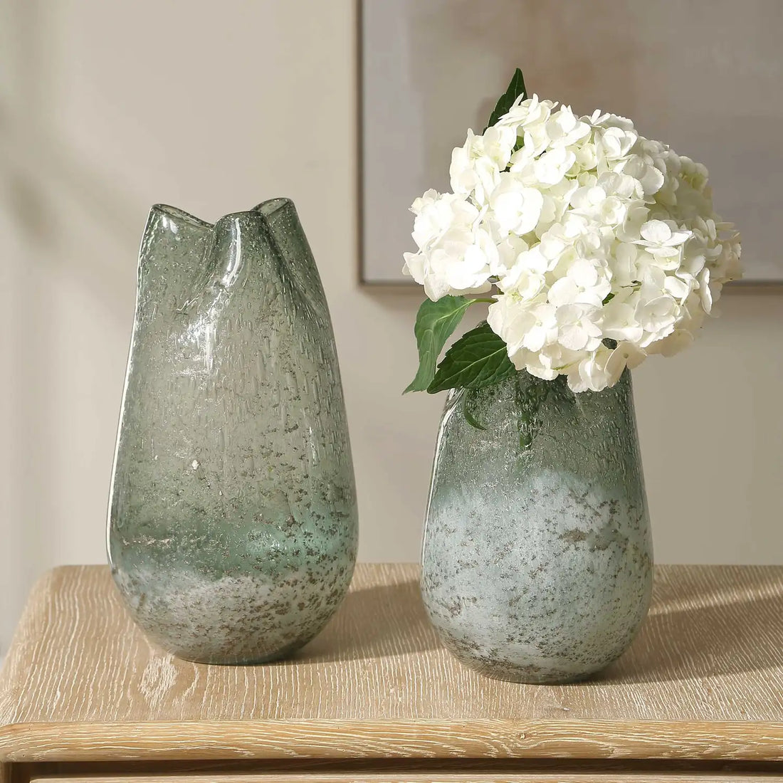 UTTERMOST CHIANTI SEEDED VASES - Decorative Accents