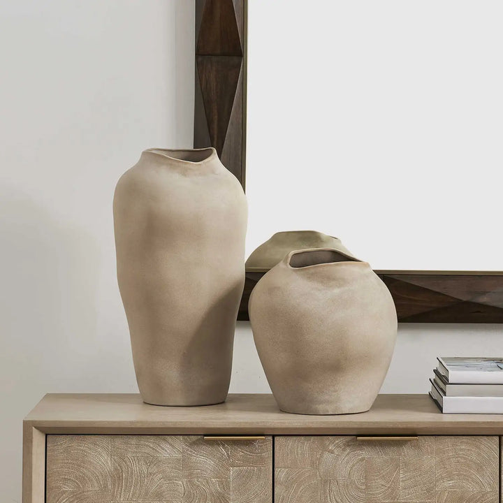 UTTERMOST Shadow Play Indoor-Outdoor Vases S/2 - Decorative Accents