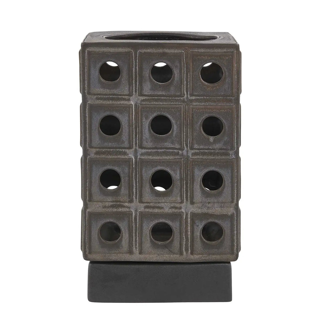 UTTERMOST Lattice Indoor-Outdoor Lantern Candleholder - Decorative Accents