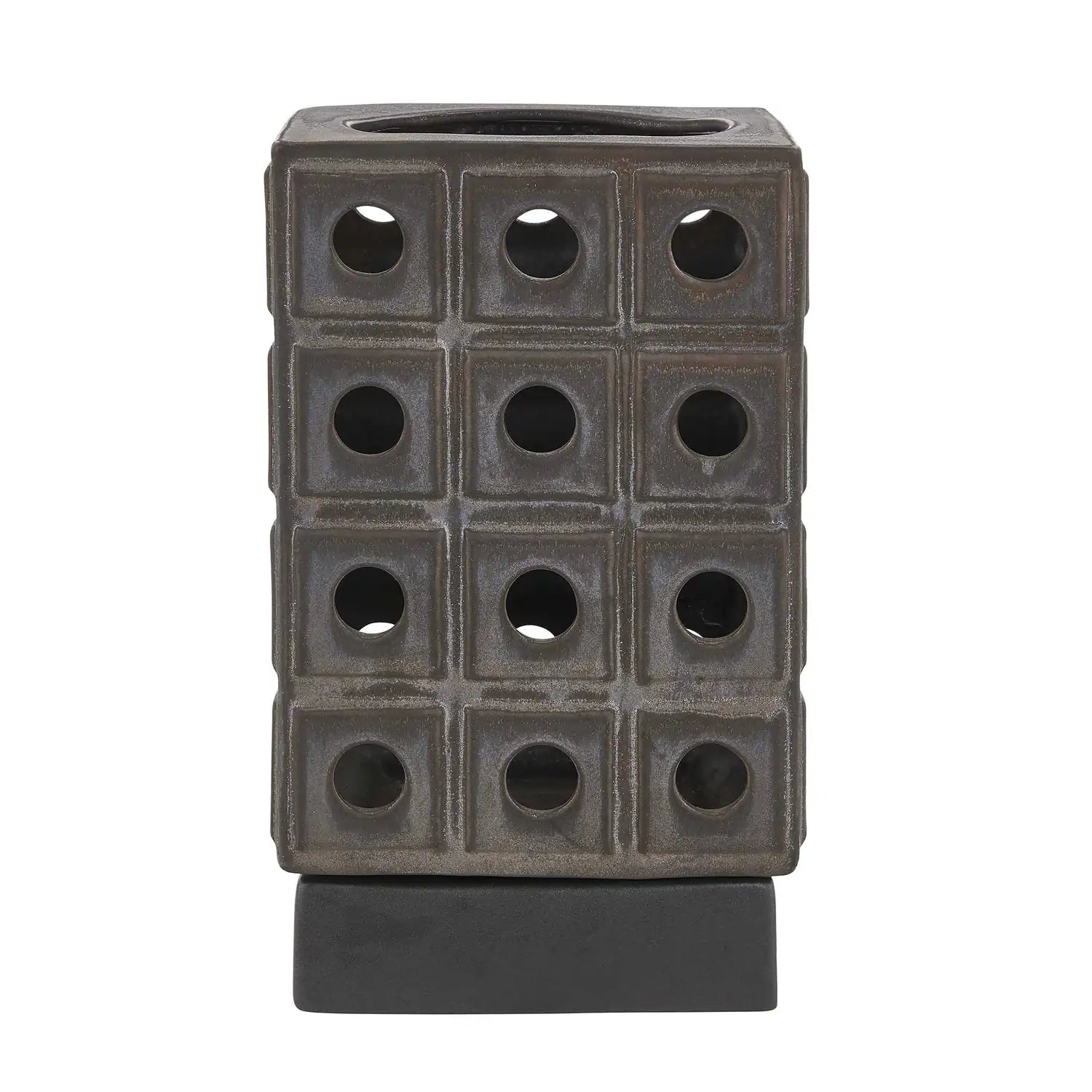 UTTERMOST LATTICE INDOOR-OUTDOOR LANTERN CANDLEHOLDER - Decorative Accents