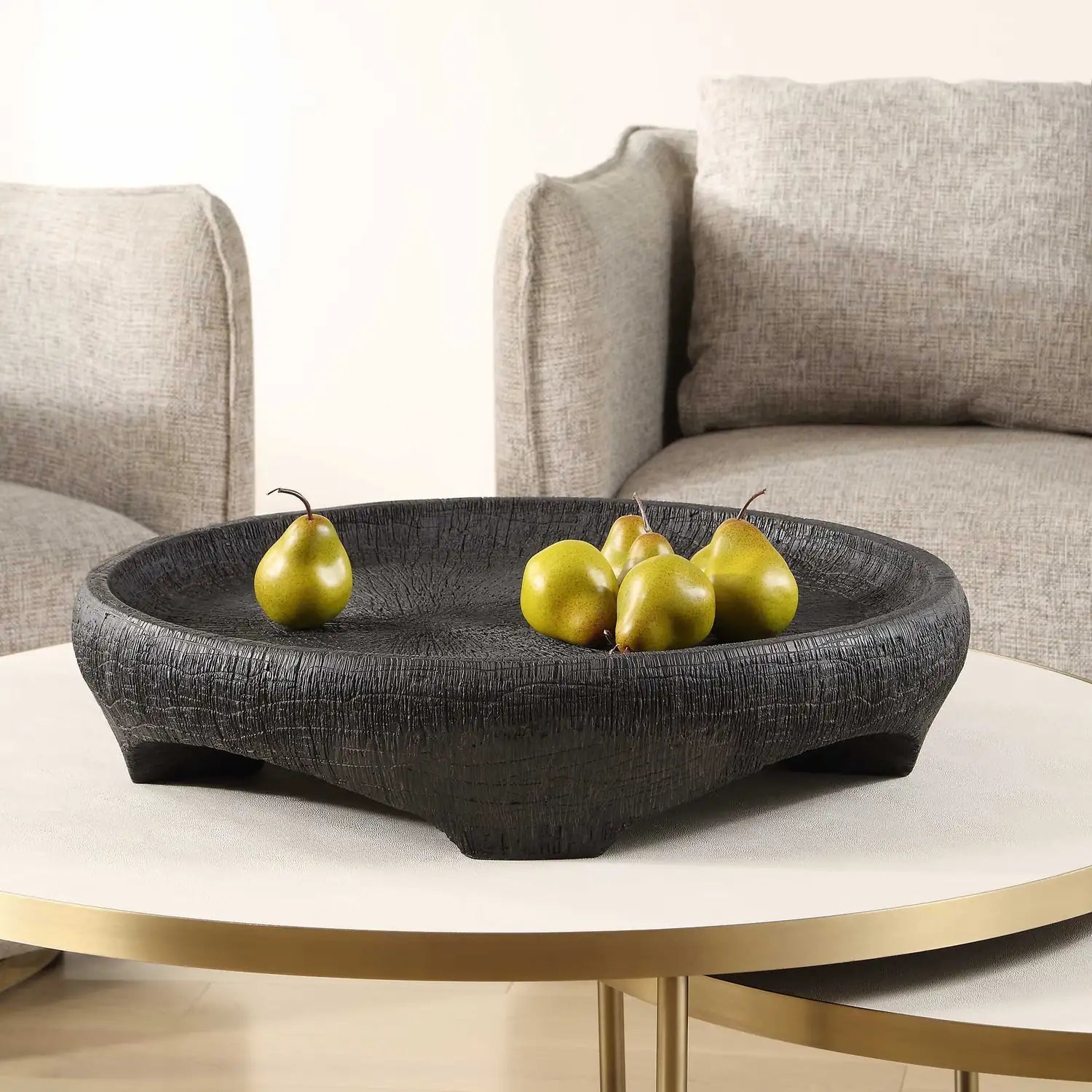 UTTERMOST RESONANCE INDOOR-OUTDOOR RESIN BOWL - Decorative Accents