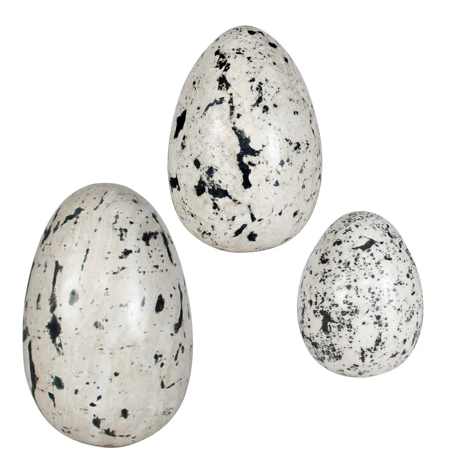 UTTERMOST Nest Trio Indoor-Outdoor Eggs Set Of 3 - Decorative Accents