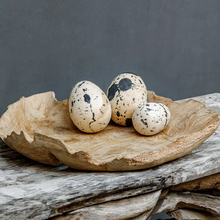 UTTERMOST Nest Trio Indoor-Outdoor Eggs Set Of 3 - Decorative Accents