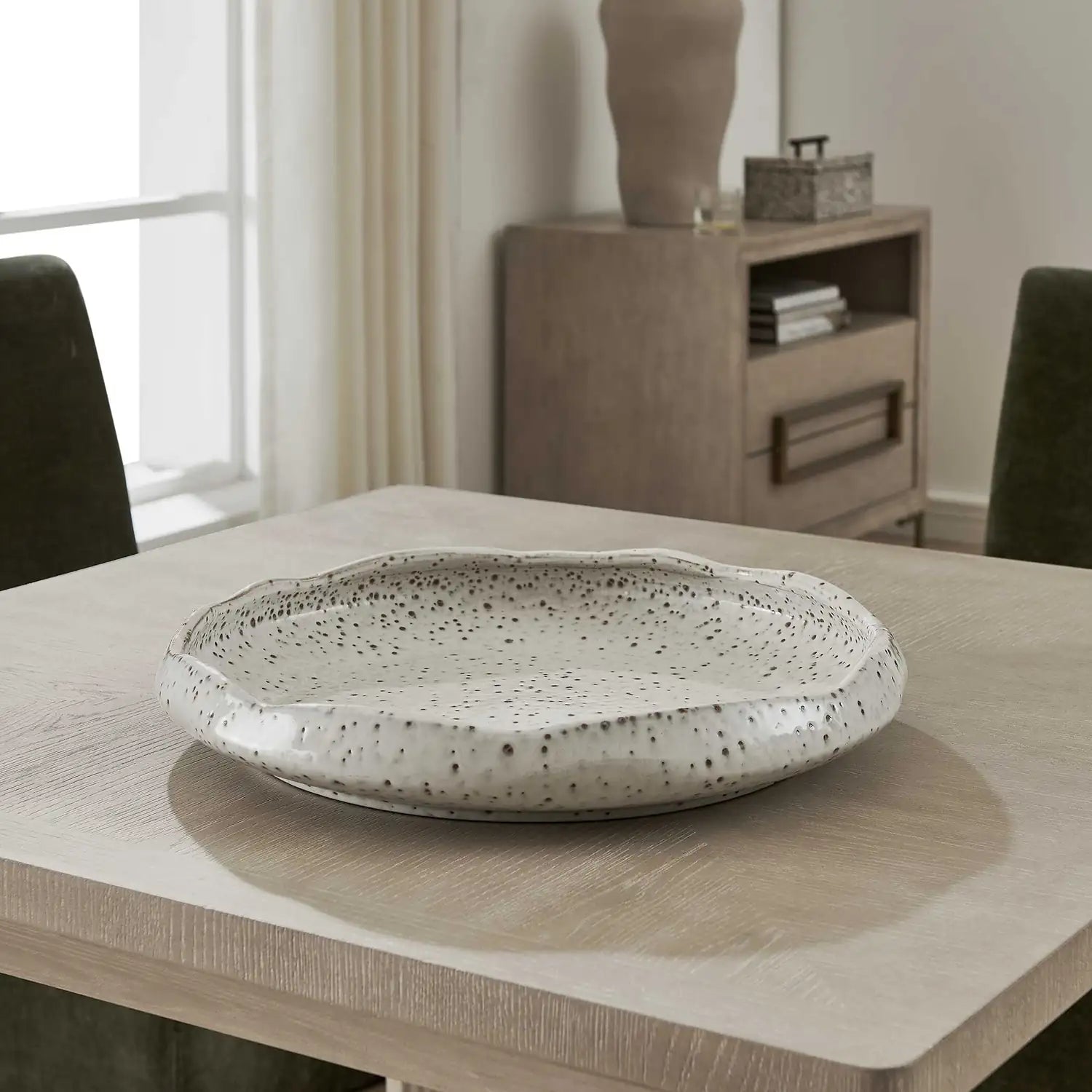 UTTERMOST Stardust Ripple Indoor-Outdoor Bowl - Decorative Accents