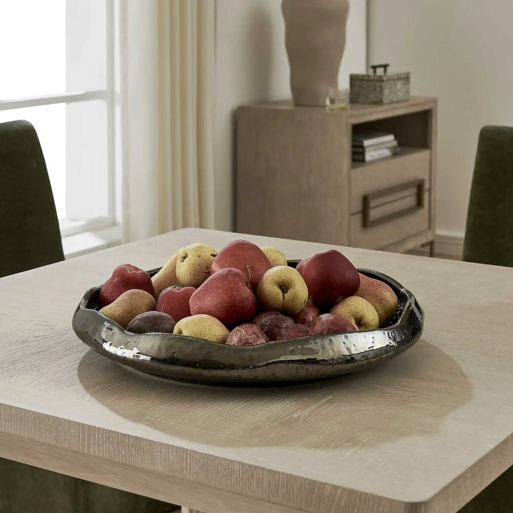UTTERMOST Stardust Ripple Indoor-Outdoor Bowl - Decorative Accents