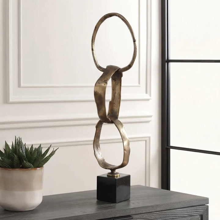 UTTERMOST Loopform Ring Sculpture - Decorative Accents