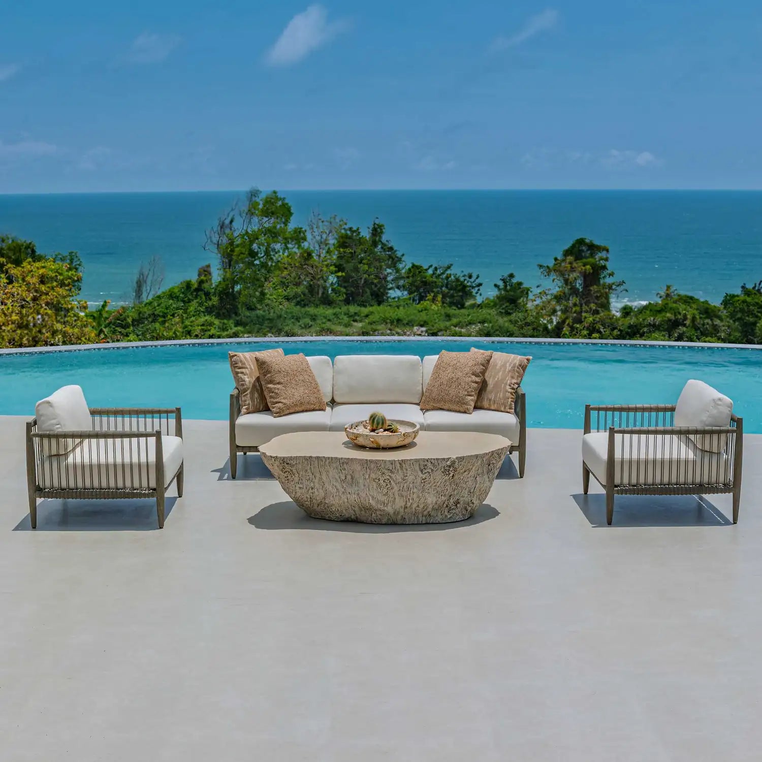 UTTERMOST Quarried Indoor-Outdoor Bowl - Decorative Accents