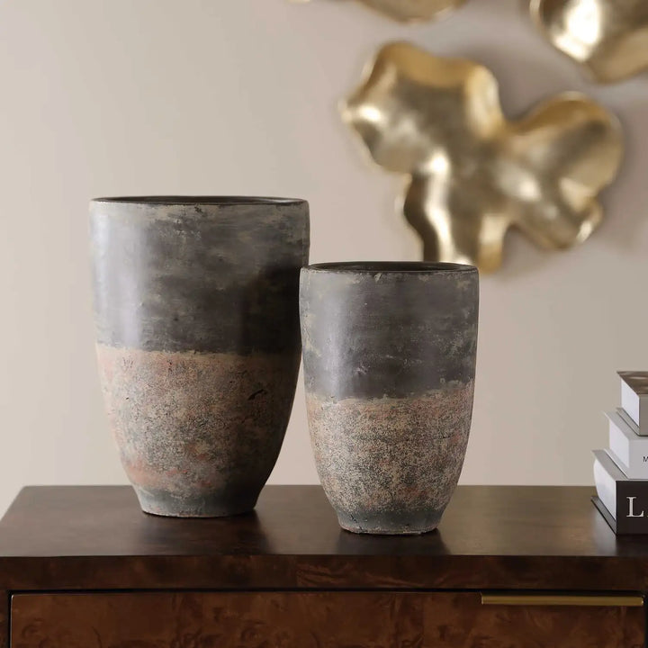 UTTERMOST Emberwash Planters S/2 - Decorative Accents