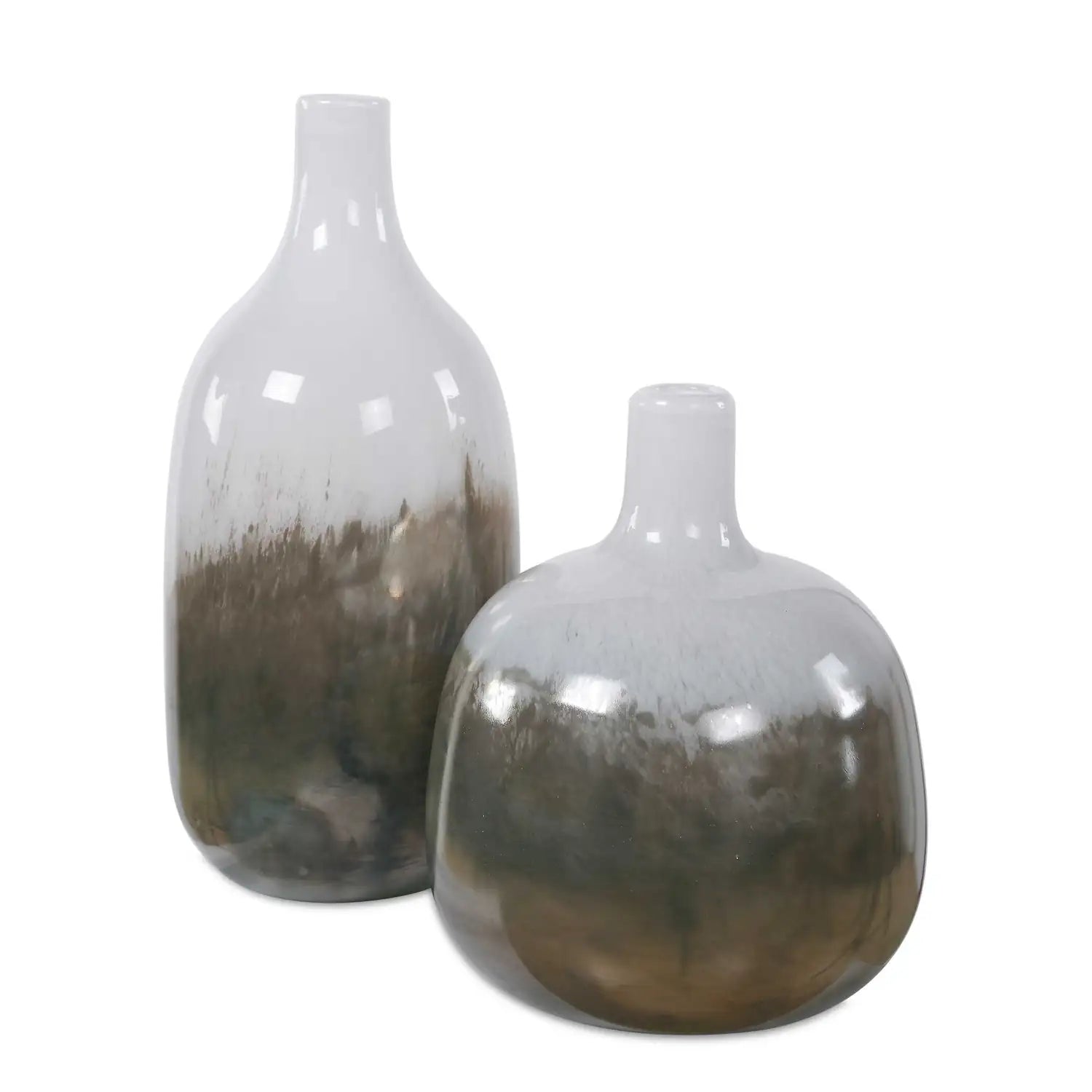 UTTERMOST Cardoni Smoke Vases S/2 - Decorative Accents