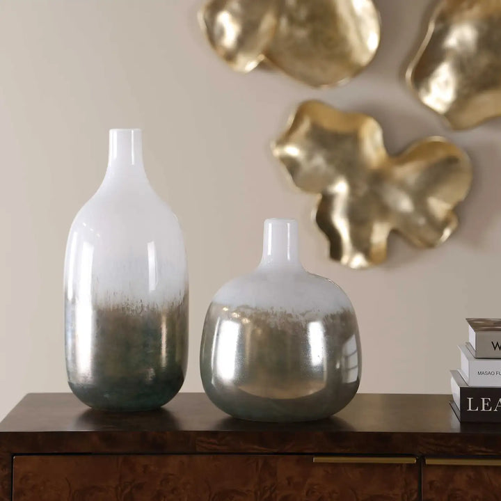 UTTERMOST Cardoni Smoke Vases S/2 - Decorative Accents