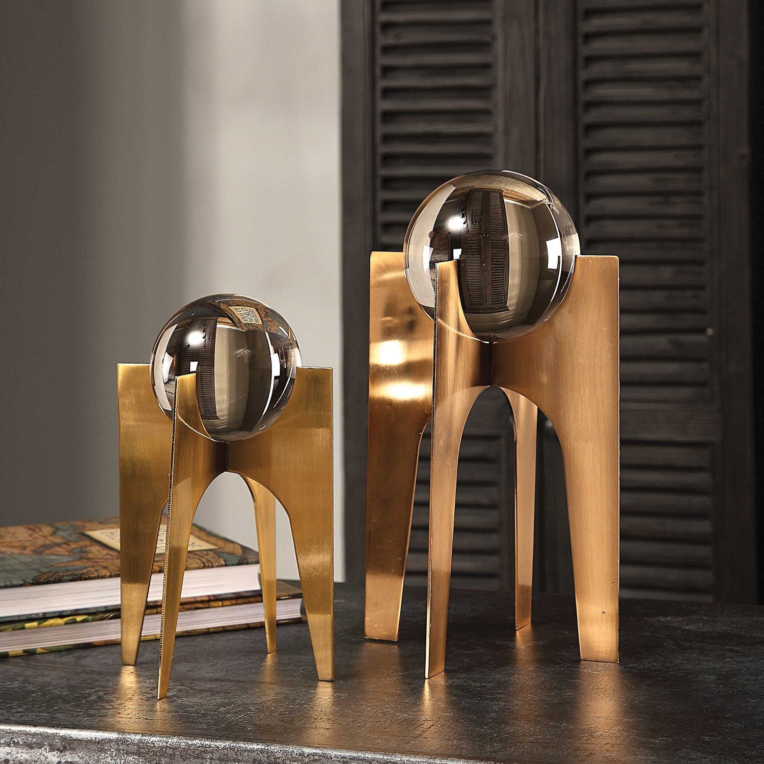 UTTERMOST ELLIANNA CRYSTAL SPHERES - Decorative Accents
