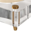 UTTERMOST Claire Crystal Block Candleholders Set Of 2 - Decorative Accents