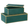 UTTERMOST KARIS EMERALD BOXES - Decorative Accents