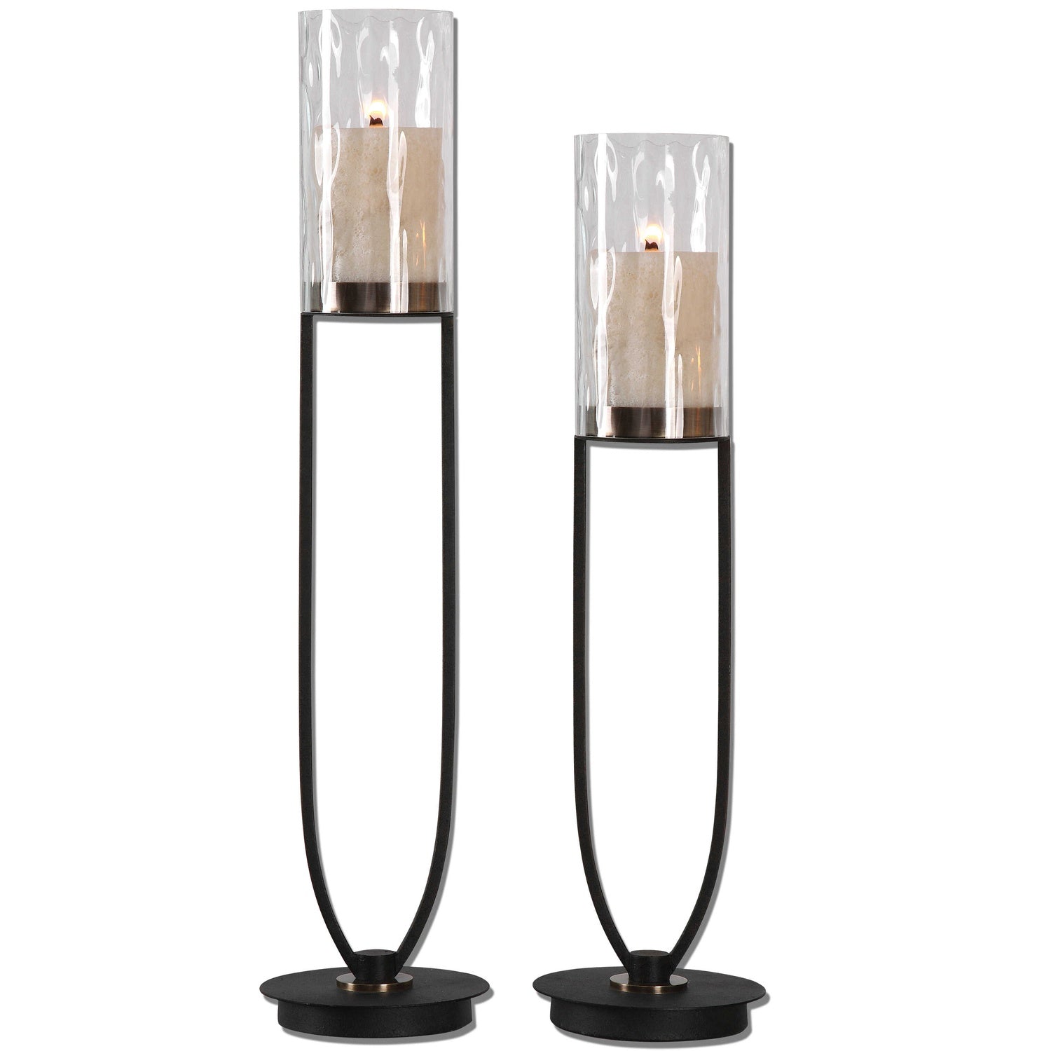 UTTERMOST Durga Work Candleholders Set Of 2 - Decorative Accents