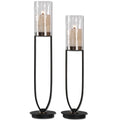 UTTERMOST DURGA WORK CANDLEHOLDERS - Decorative Accents