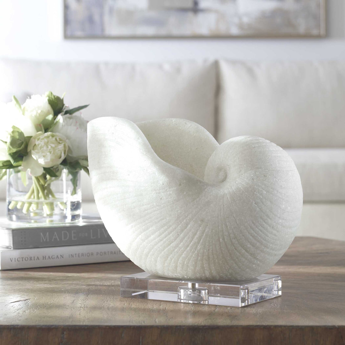 UTTERMOST NAUTILUS SCULPTURE - Decorative Accents