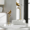 UTTERMOST Passerines Bird Sculptures Set Of 2 - Decorative Accents