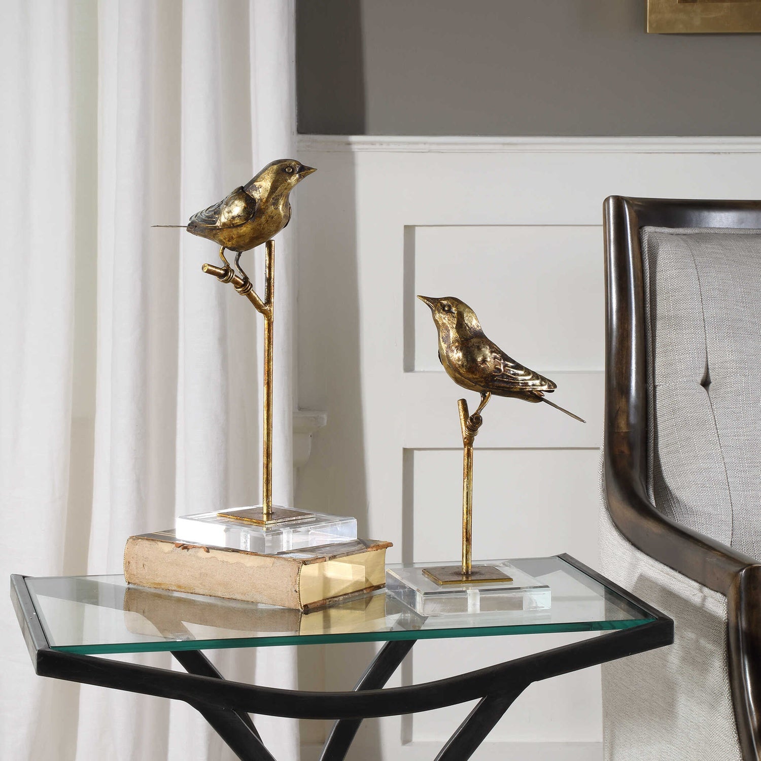 UTTERMOST PASSERINES BIRD SCULPTURES - Decorative Accents