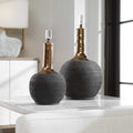 UTTERMOST Arnav Matte Bottles Set Of 2 - Decorative Accents