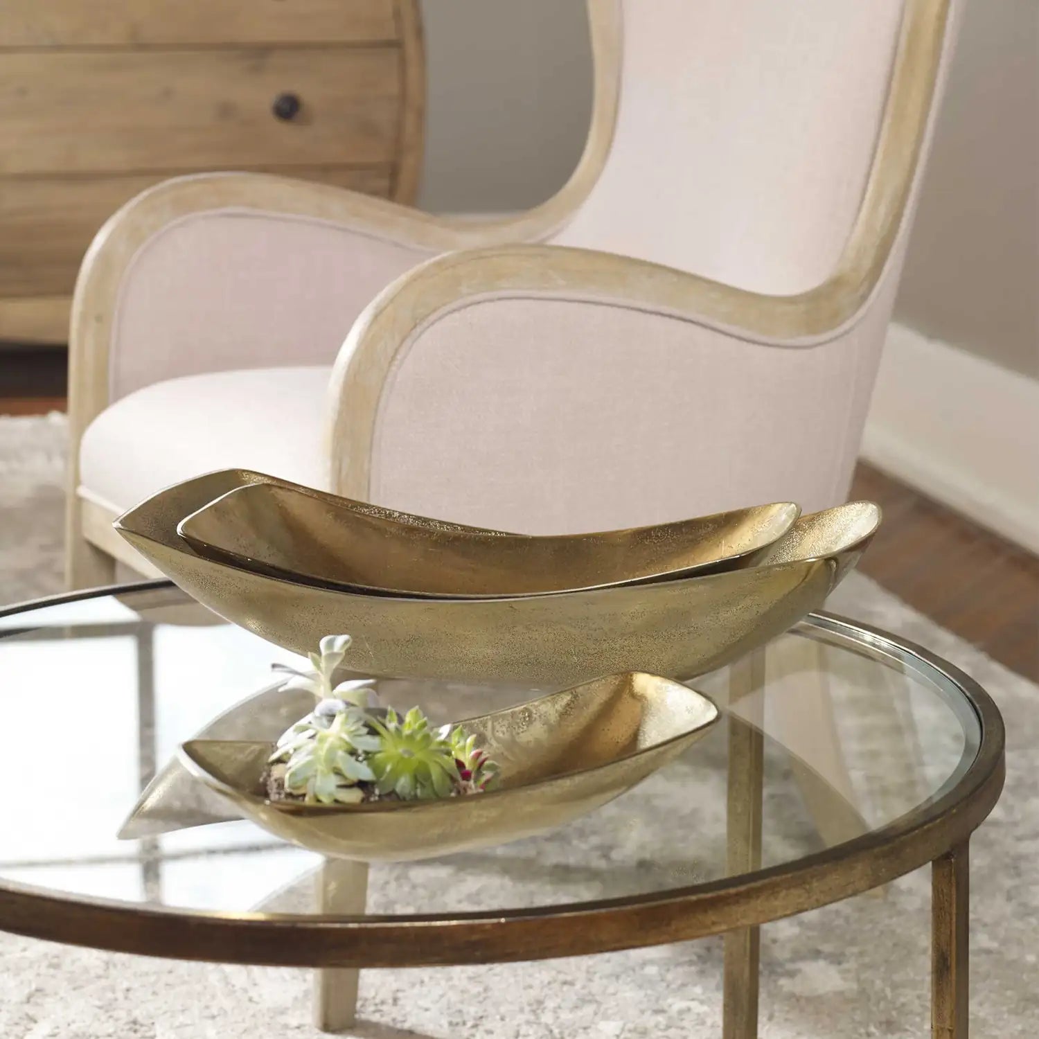 UTTERMOST Anas Bowls Set Of 3 - Decorative Accents