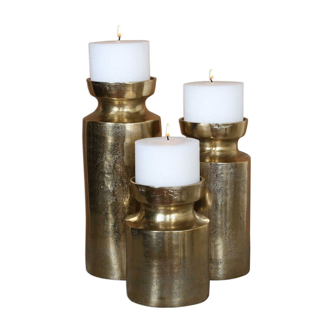 UTTERMOST AMINA ANTIQUE CANDLEHOLDERS - Decorative Accents