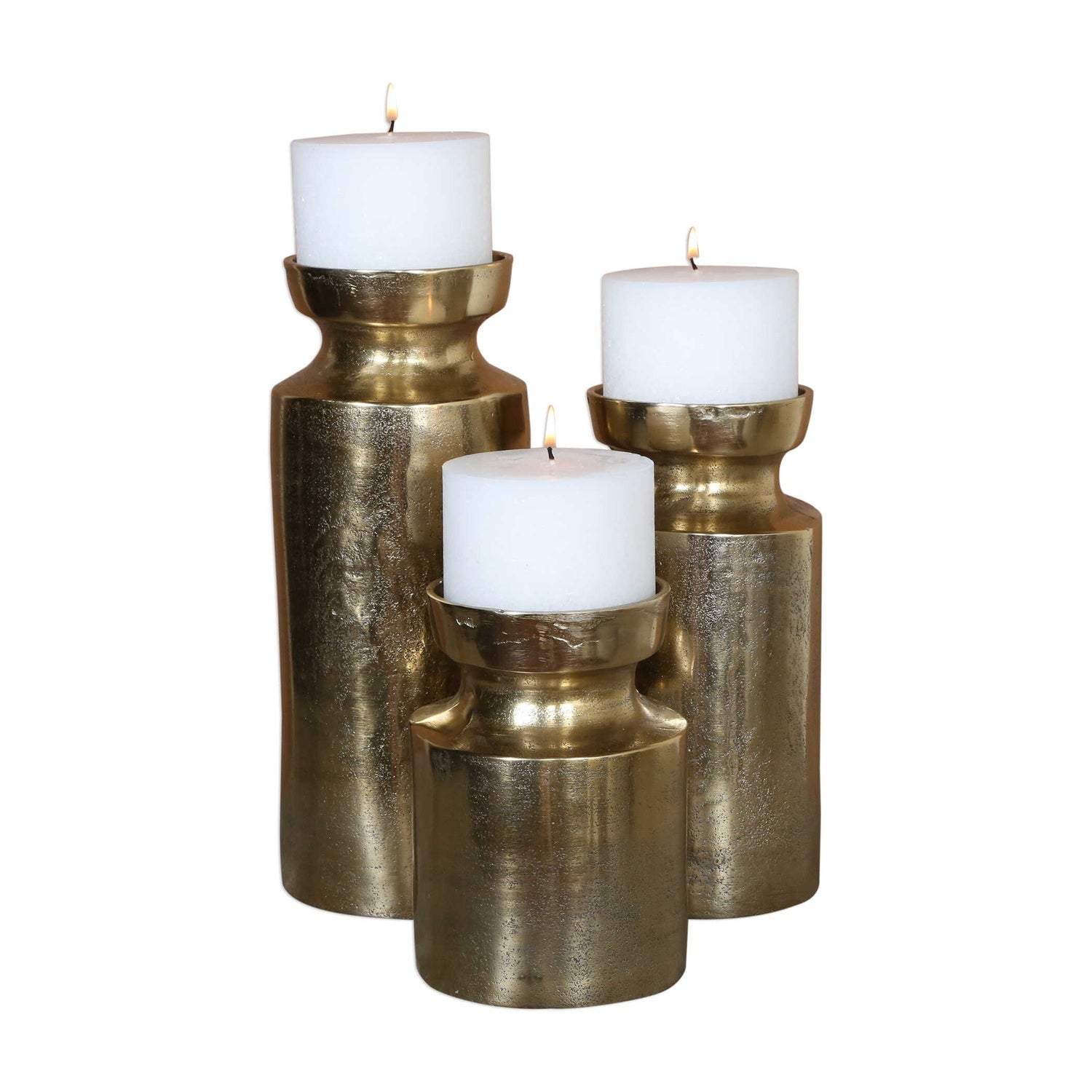 UTTERMOST AMINA ANTIQUE CANDLEHOLDERS - Decorative Accents