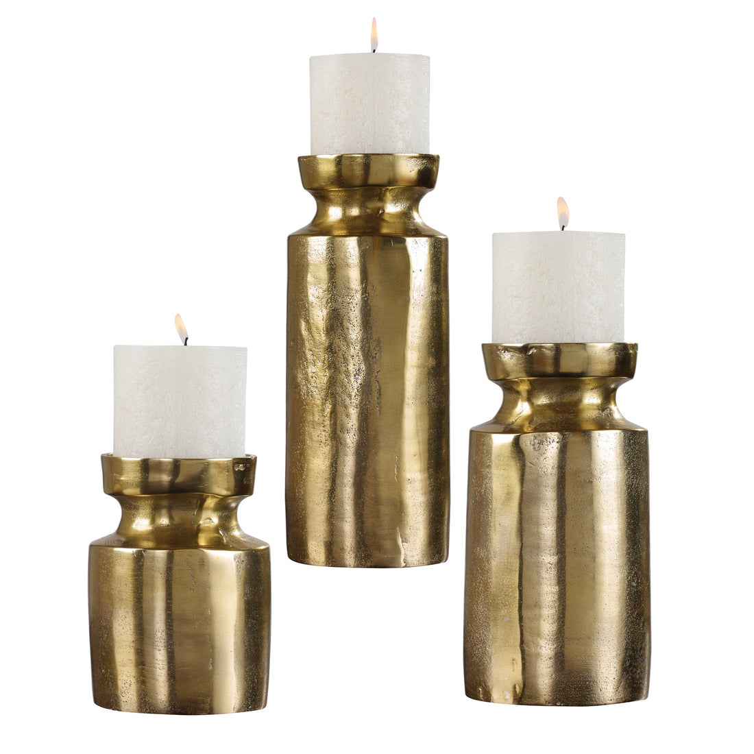 UTTERMOST AMINA ANTIQUE CANDLEHOLDERS - Decorative Accents