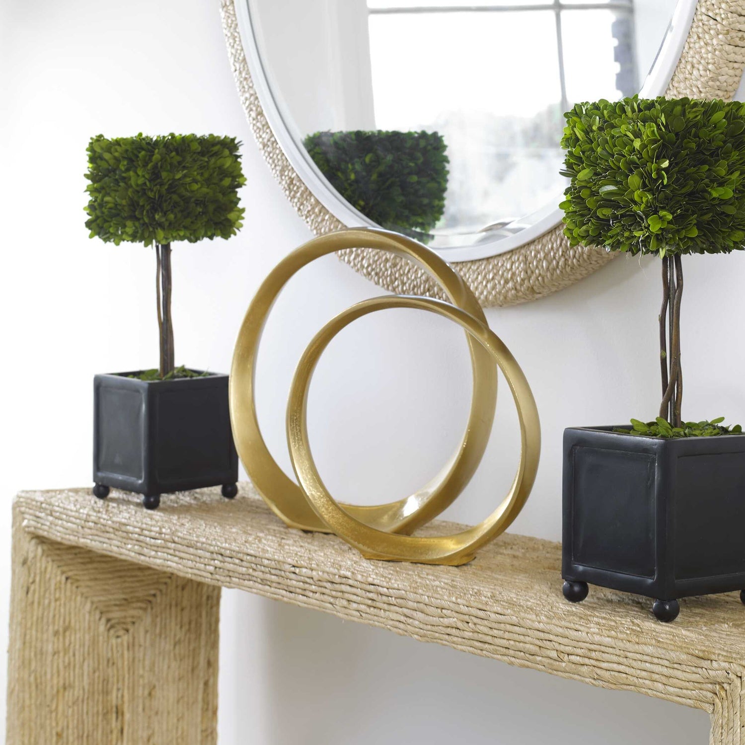UTTERMOST Jimena Ring Sculptures Set Of 2 - Decorative Accents