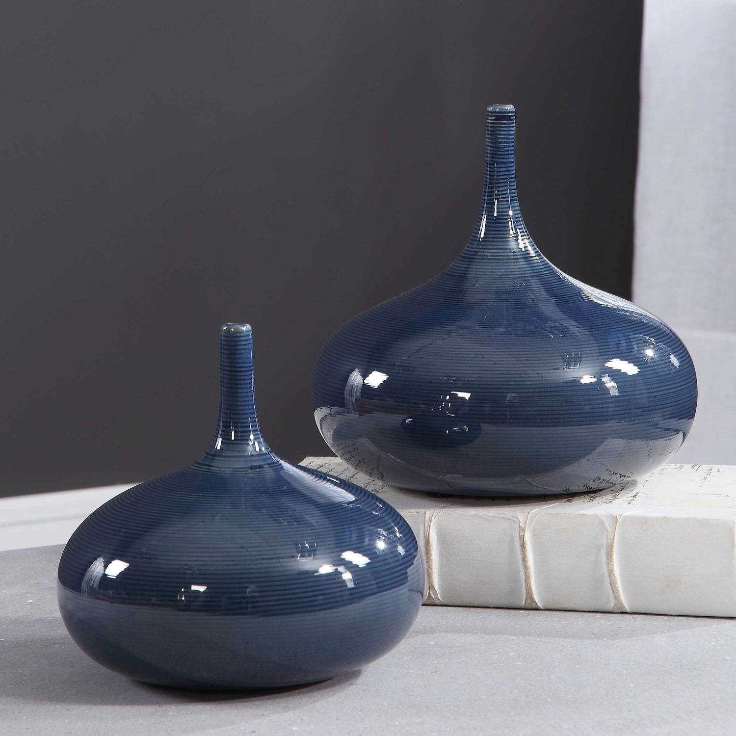 UTTERMOST Zayan Vases Set Of 2 - Decorative Accents