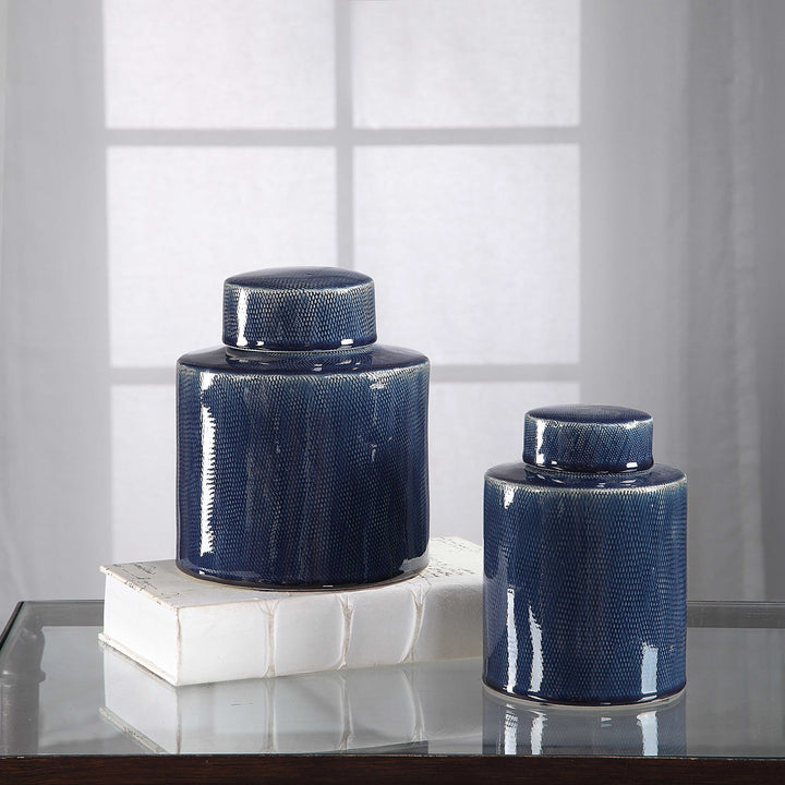 UTTERMOST Saniya Containers Set Of 2 - Decorative Accents