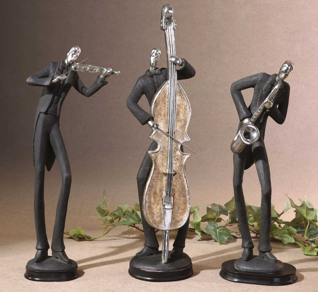 UTTERMOST MUSICIANS DECORATIVE FIGURINES - Decorative Accents