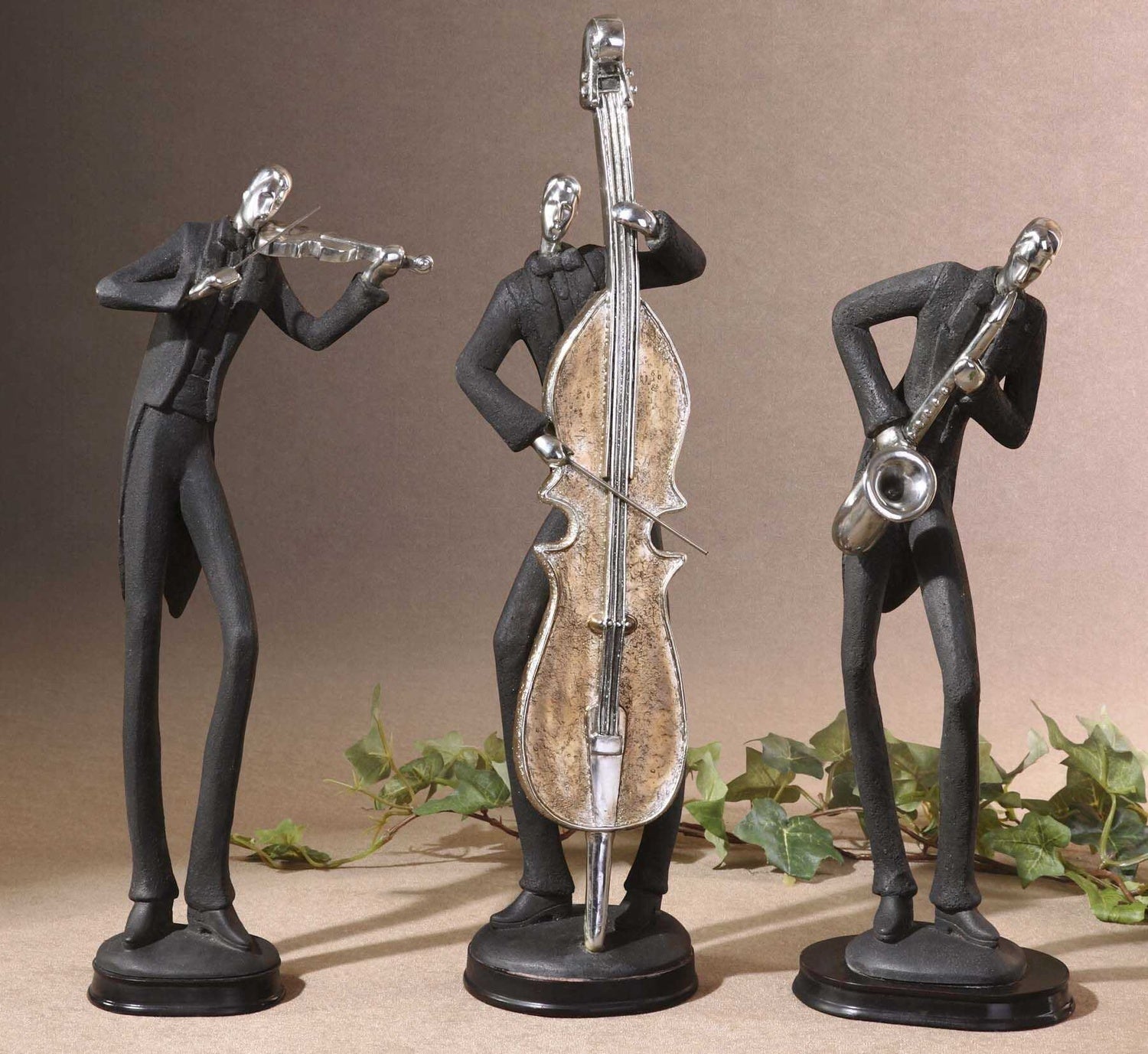 UTTERMOST MUSICIANS DECORATIVE FIGURINES - Decorative Accents
