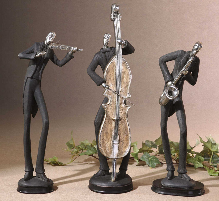 UTTERMOST MUSICIANS DECORATIVE FIGURINES - Decorative Accents
