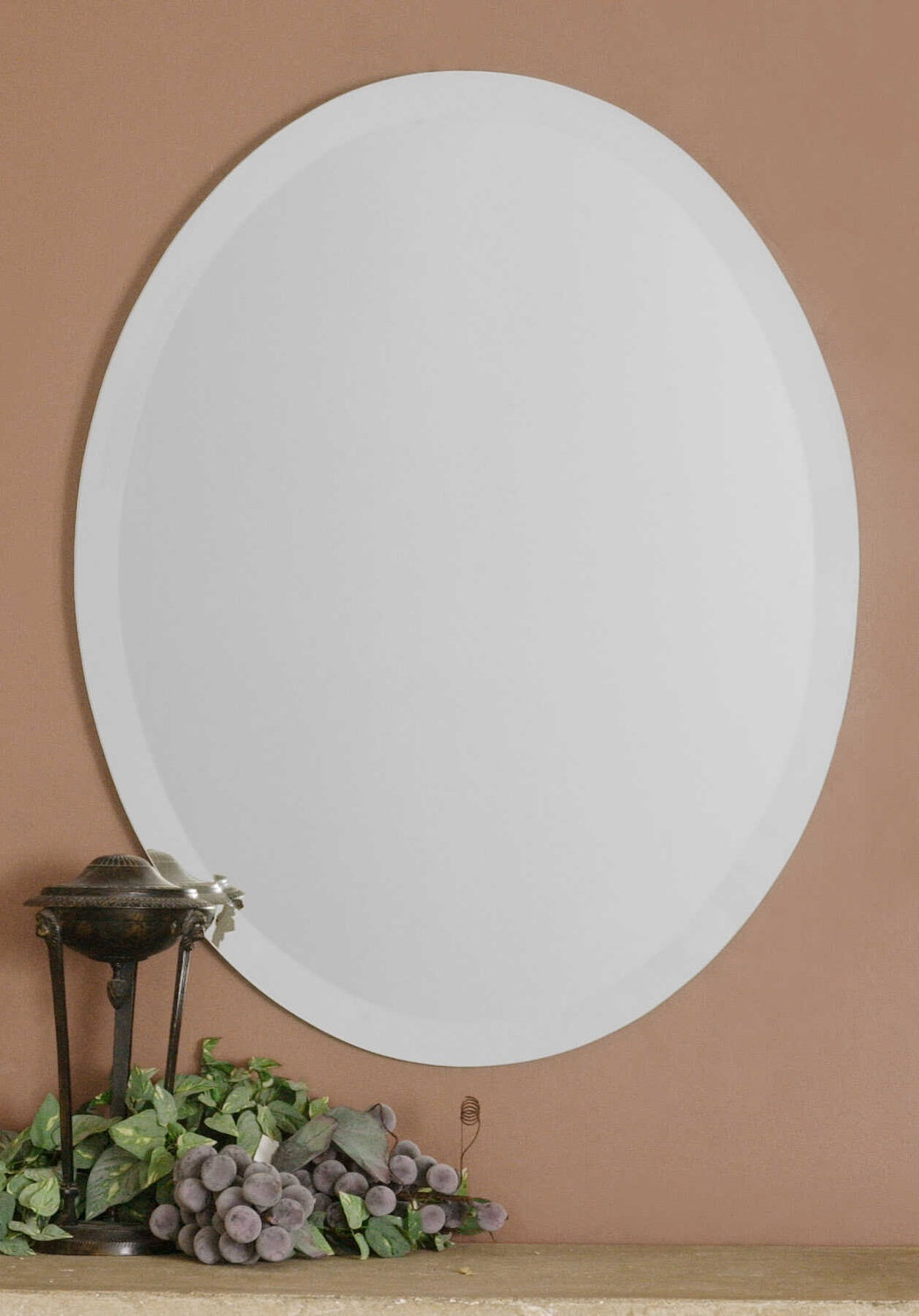 UTTERMOST FRAMELESS VANITY OVAL MIRROR - Mirrors