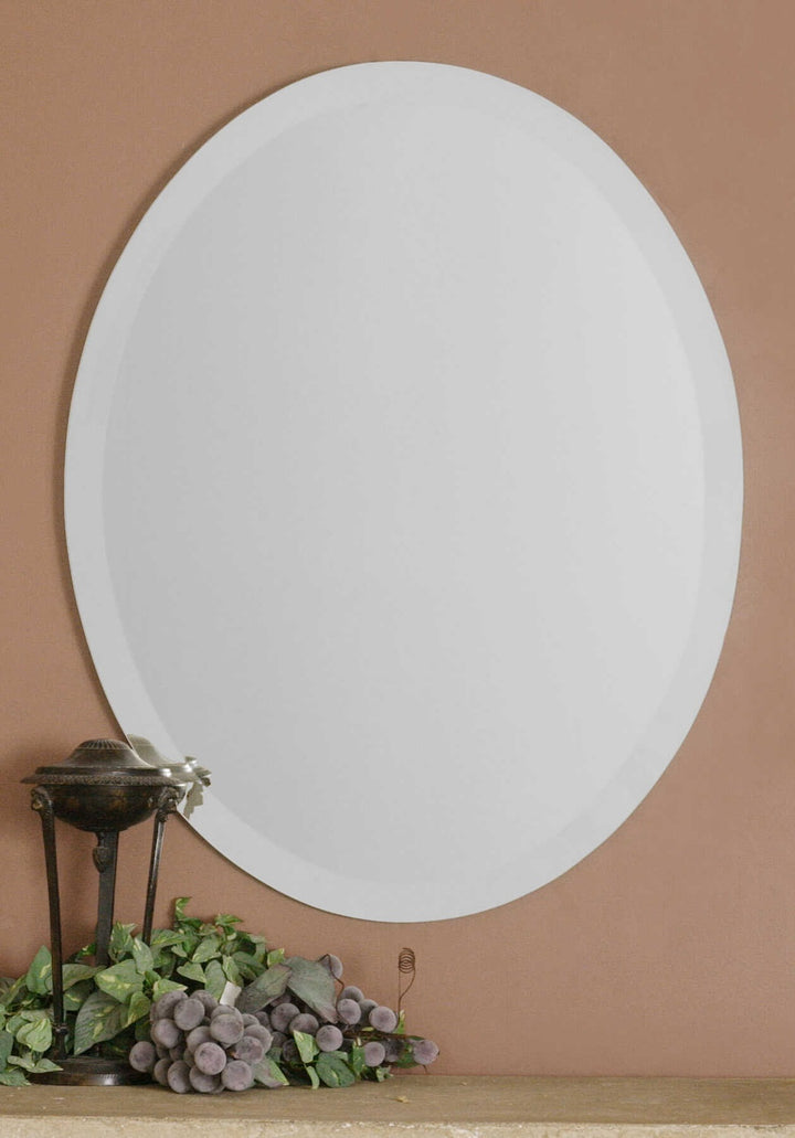 UTTERMOST FRAMELESS VANITY OVAL MIRROR - Mirrors
