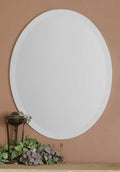 UTTERMOST Frameless Vanity Oval Mirror - Mirrors