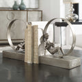 UTTERMOST LOUNGING READER ANTIQUE BOOKENDS - Decorative Accents