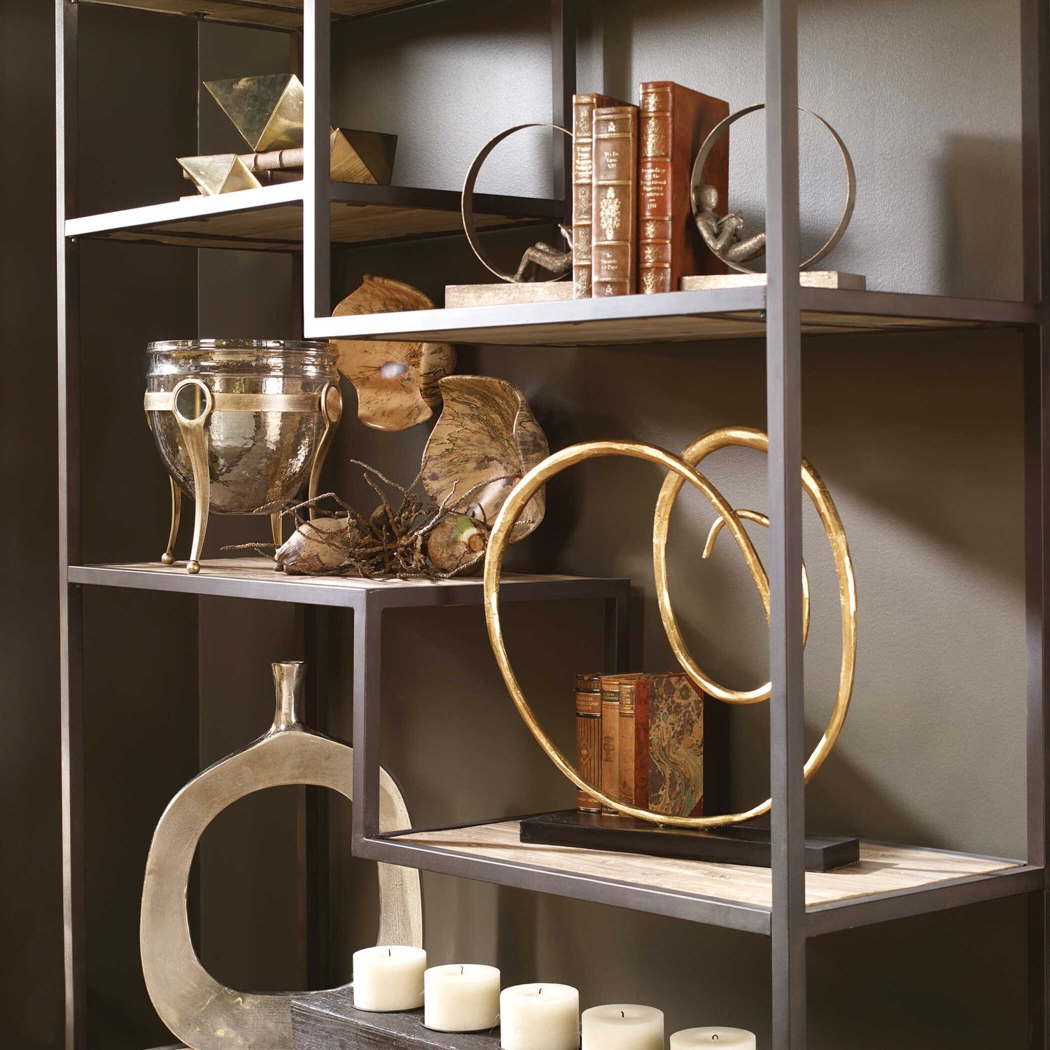 UTTERMOST Lounging Reader Bookends Set Of 2 - Decorative Accents