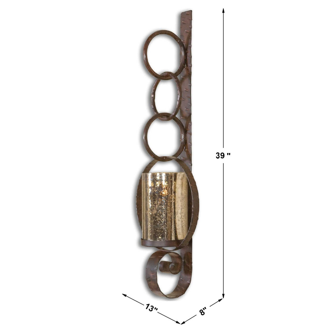 UTTERMOST FALCONARA METAL WALL SCONCE - Art